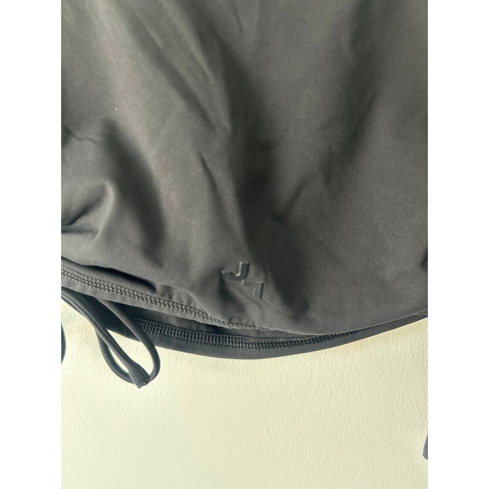 JoyLab Black Cropped Short Sleeve Side Cinch Active Top  Extra Small - Picture 3 of 5
